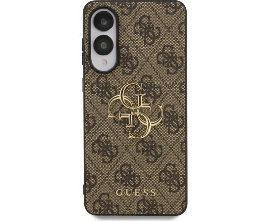 Guess PU 4G Metal Logo Case Aizsargapvalks priekš Samsung Galaxy S25 Edge