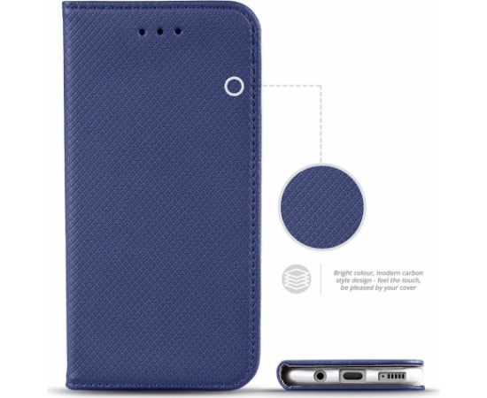 Fusion Magnet Case Grāmatveida Maks Priekš Xiaomi Redmi Note 9S | Note 9 Pro | Note 9 Pro Max Zils