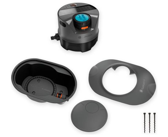 Gardena Pipeline Irrigation System AquaPrecise, underground (grey/turquoise, with pipeline shaft and cover)