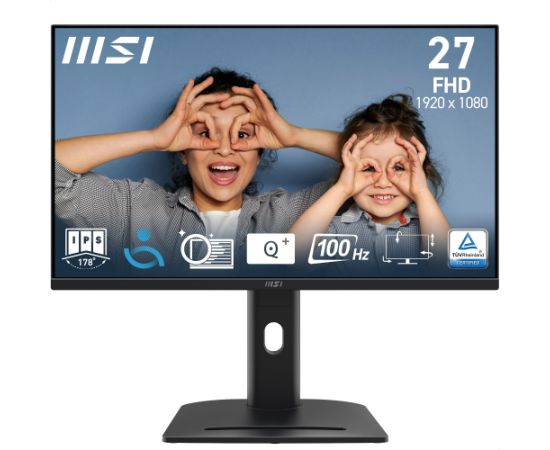 MSI PRO MP275PGDE - 27 - black, FullHD, IPS, Adaptive-Sync, 100Hz panel