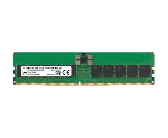 Micron RDIMM 32GB DDR5 2Rx8 6400MHz PC5-51200 ECC REGISTERED MTC20F2085S1RC64BD2R