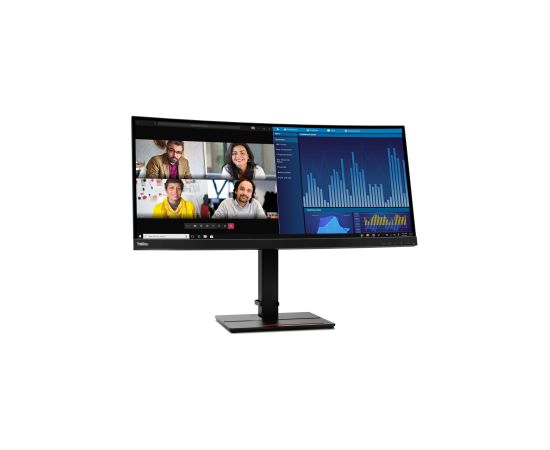 Lenovo ThinkVision P34w-20 LED display 86.7 cm (34.1") 3440 x 1440 pixels Wide Quad HD Black