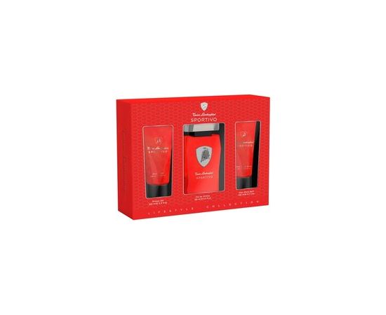 Tonino Lamborghini Sportivo Gift set EDT 125 ml, shower gel 100 ml and After Shave Balsam (after shave balm) 100 ml 125ml