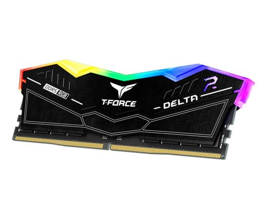 Team Group DDR5 - 32GB - 6400 - CL - 32 (2x 16 GB) dual kit, RAM (black, FF3D532G6400HC32ADC01, Delta RGB, INTEL XMP, AMD EXPO)