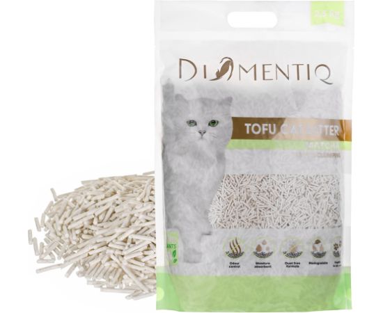 DIAMENTIQ Tofu Matcha Ultra clumping - plant-based litter - 2.5 kg