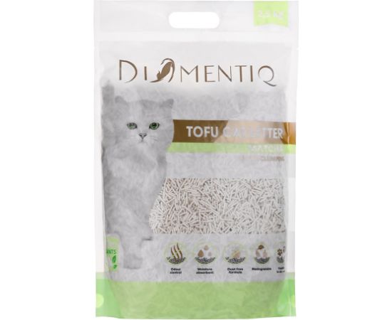 DIAMENTIQ Tofu Matcha Ultra clumping - plant-based litter - 2.5 kg