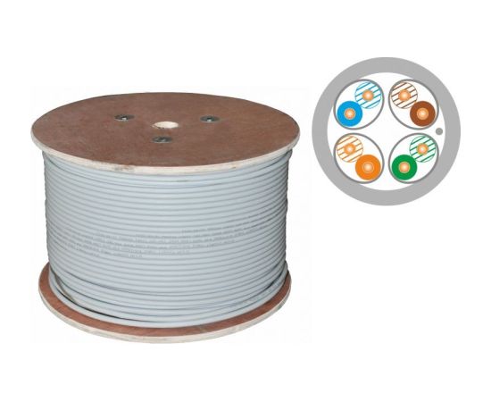 ALANTEC U/FTP cat.6A B2ca LSOH cable 4x2x23AWG 500m