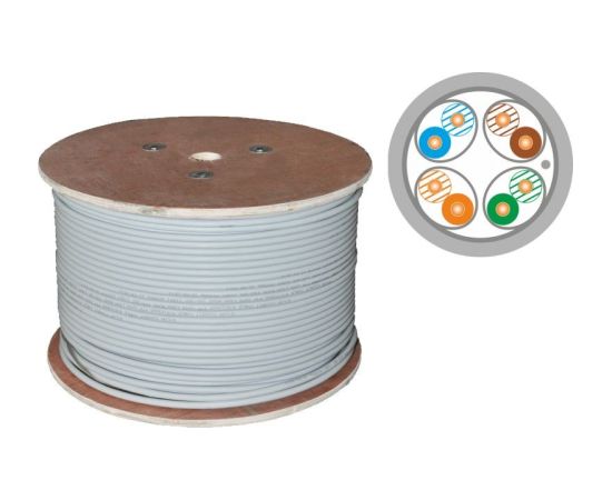 ALANTEC F/FTP cat.6A Dca LSOH cable 4x2x23AWG 500m