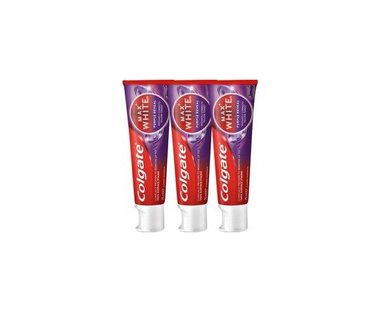 Colgate Max White Purple Trio Toothpaste 75ml