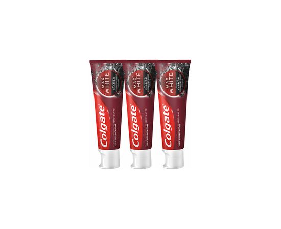 Colgate Max White Charcoal Trio Toothpaste 75ml