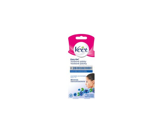 Veet Face wax strips for sensitive skin 40 pcs