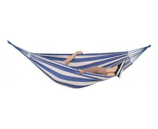 Šūpuļtīkls divām personām Springos HM038 200x150 cm - balti zils