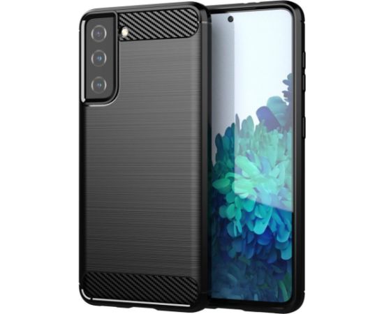 Hurtel -  Carbon Case flexible cover for Samsung Galaxy S21 FE black