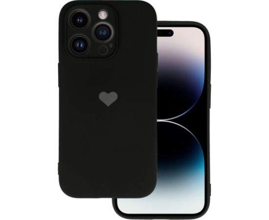 Vennus Samsung  GALAXY A13 4G PATTERN SILICONE HEART CASE FOR Black