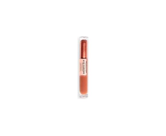 Makeup Revolution Eye Chrome Matte & Metal Liquid Eyeshadow - Tekuté oční stíny 2,2 g Adore