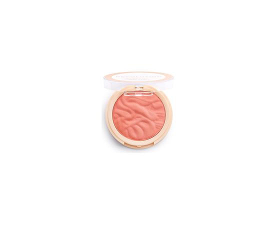 Makeup Revolution Reloaded Powder Blush - Long-lasting powder blush 7.5 g Rhubarb & Custard