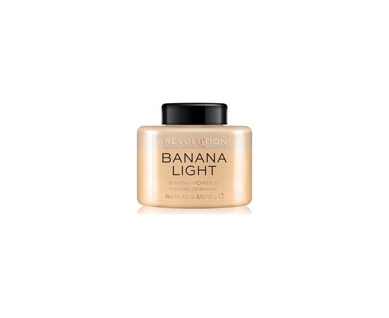 Makeup Revolution Loose Baking Powder Banana Light - Transparent powder 32.0 g