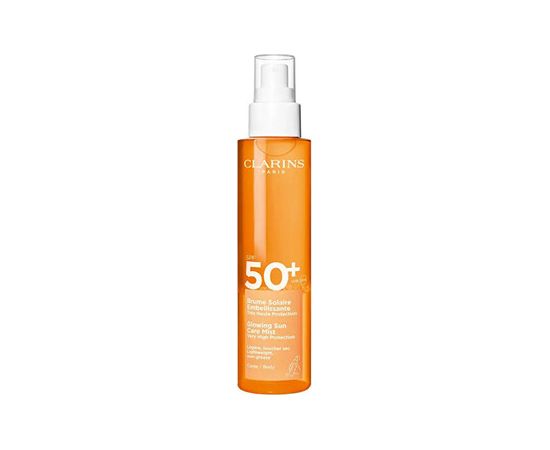Clarins Glowing Body Sun Care Mist SPF 50+ - Tělová mlha na opalování 150ml
