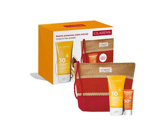 Clarins Anti-Aging Sun Protection Routine Kit - Dárková sada