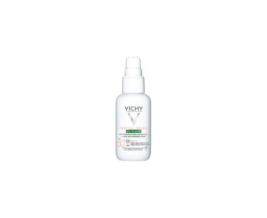Vichy SPF 50+ Capital Soleil UV-Clear Anti-Imperfections Water Fluid - Fluid proti nedokonalostem pleti 40ml