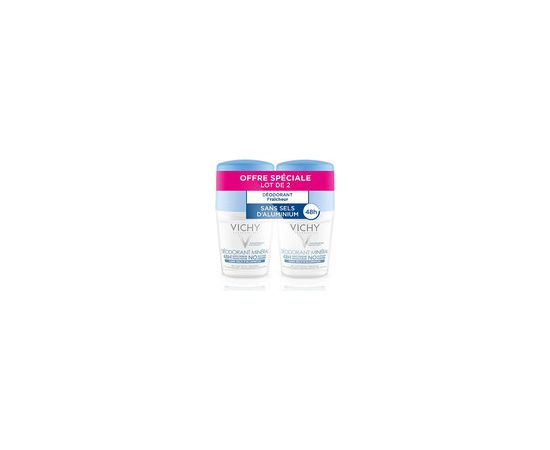 Vichy Mineral Deodorant ( 2 pcs ) - Mineral ball deodorant 50ml