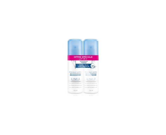 Vichy Deodorant Mineral ( 2 pcs ) - Mineral deodorant spray 48H 125ml
