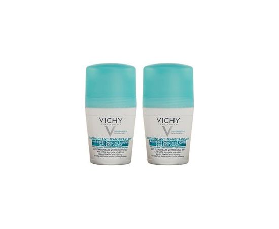 Vichy Traitement Anti-Transpirant 48H Roll-on ( 2 pcs ) - 48-hour ball antiperspirant against white and yellow spots 50ml