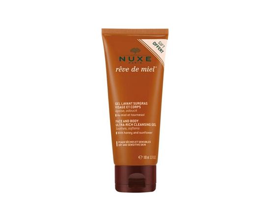Nuxe Reve de Miel Ultra Rich Cleansing Gel - Mycí gel na obličej a tělo 100ml