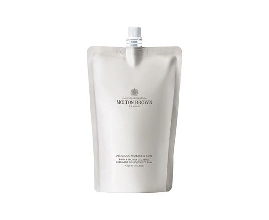 Molton Brown Delicious Rhubarb & Rose Bath & Shower Gel Refill - Náhradní náplň pro sprchový gel 400ml