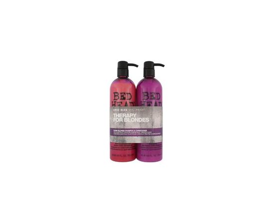 Tigi Bed Head Dumb Blonde Duo Kit - Cassette for damaged blonde hair 1500ml