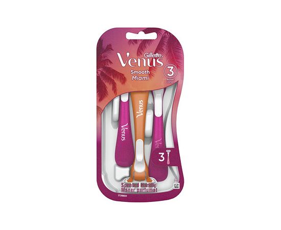 Gillette Venus Smooth Miami ( 3 ks ) - Jednorázová holítka
