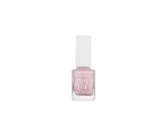 Dermacol Think Pink Nail Polish - Lak na nehty s třpytkami a vůní 12 ml 01