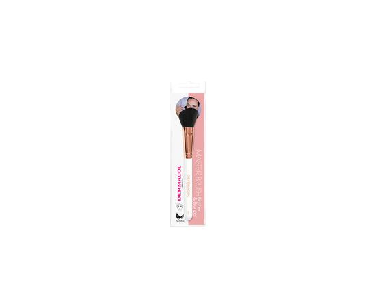 Dermacol Rose Gold D54 Brush - Kosmetický štětec na tvářenku a bronzer s pouzdrem