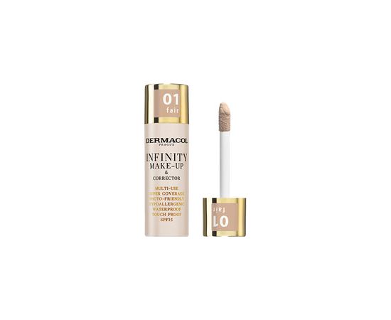 Dermacol Infinity Multi-Use Super Coverage Waterproof Touch 20 g 1.5 Ivory