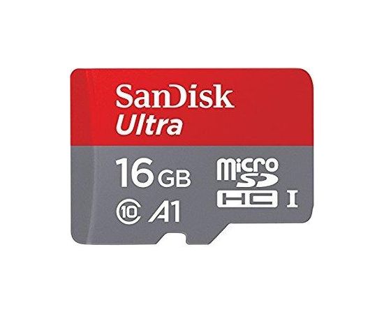 SANDISK ULTRA microSDHC 16 GB 98MB/s A1 Cl.10 UHS-I + ADAPTER