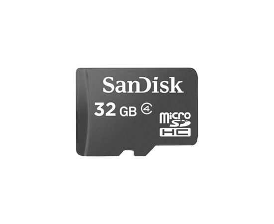 Memory card SanDisk microSDHC 32GB CL4 + Adapter