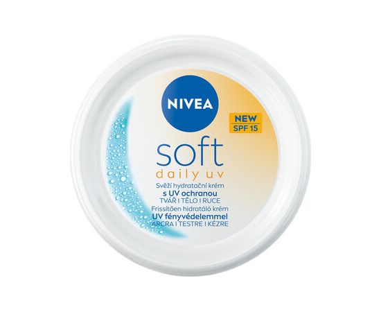 Nivea Soft Daily UV Cream - Hydratační krém s UV ochranou SPF 15 100ml