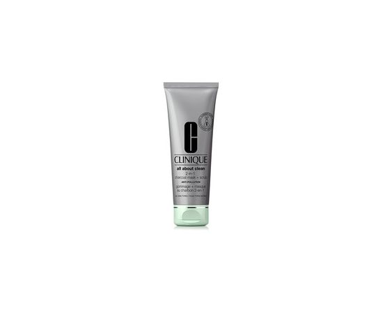 Clinique All About Clean 2-in-1 Charcoal Mask + Scrub 100ml