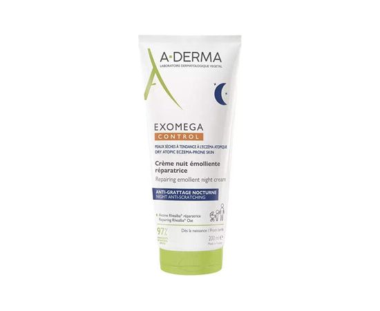 A-derma Exomega Control Emollient Night Cream - Noční emolienční krém 400ml