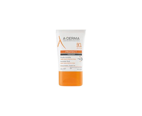 A-derma SPF 50 Protect Pocket Vey High Protection Invisible Fluid 30ml