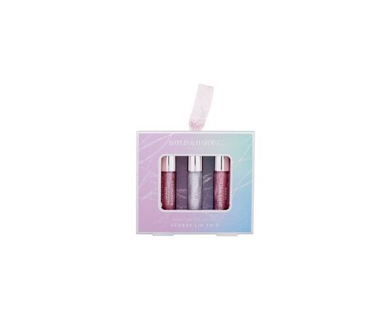 Baylis & Harding Jojoba, Vanilla & Almond Oil Signature Collection Glossy Lip Trio - Dárková sada 2ml