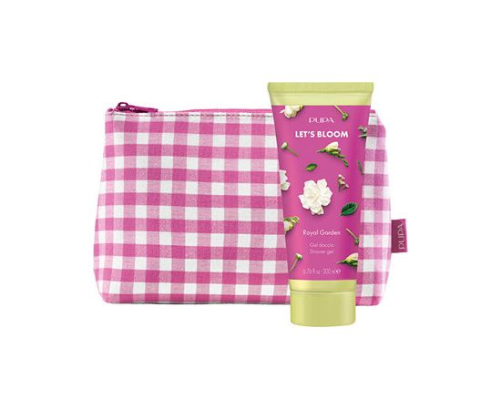 Pupa Royal Garden Let´s Bloom Shower Gel - Sprchový gel s taštičkou 200ml