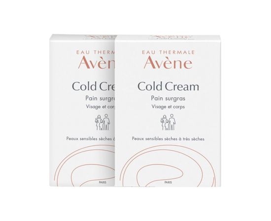 Avene Cold Cream Soap Bar Duopack 100.0g