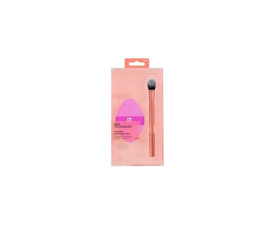 Real Techniques Precision Perfection Duo - Sada štětce a houbičky 0ml