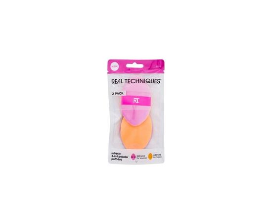Real Techniques Miracle 2-In-1 Powder Puff Duo - Aplikátor 2.0ks