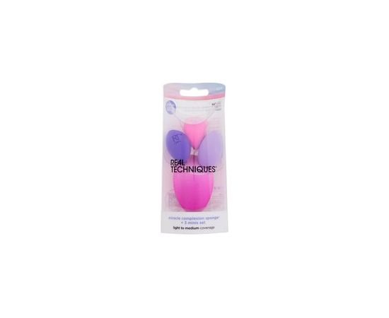 Real Techniques Miracle Complexion Sponge + 3 Minis Set 1.0ks
