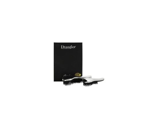 Dtangler Miraculous Silver - Gift set of hair brushes