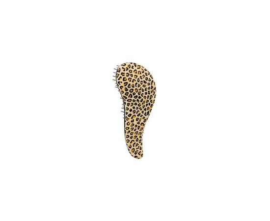 Dtangler Leopard Yellow - Hair brush with handle Leopard Yellow 1.0ks