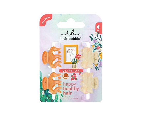 Invisibobble Clipstar XS Oasis Petit Citrus - Skřipec do vlasů 4 ks