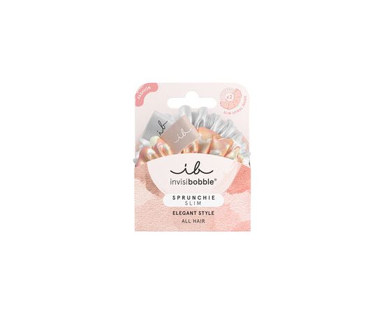 Invisibobble Sprunchie Slim Bella Chrome - Gumičky do vlasů ( 2 ks )